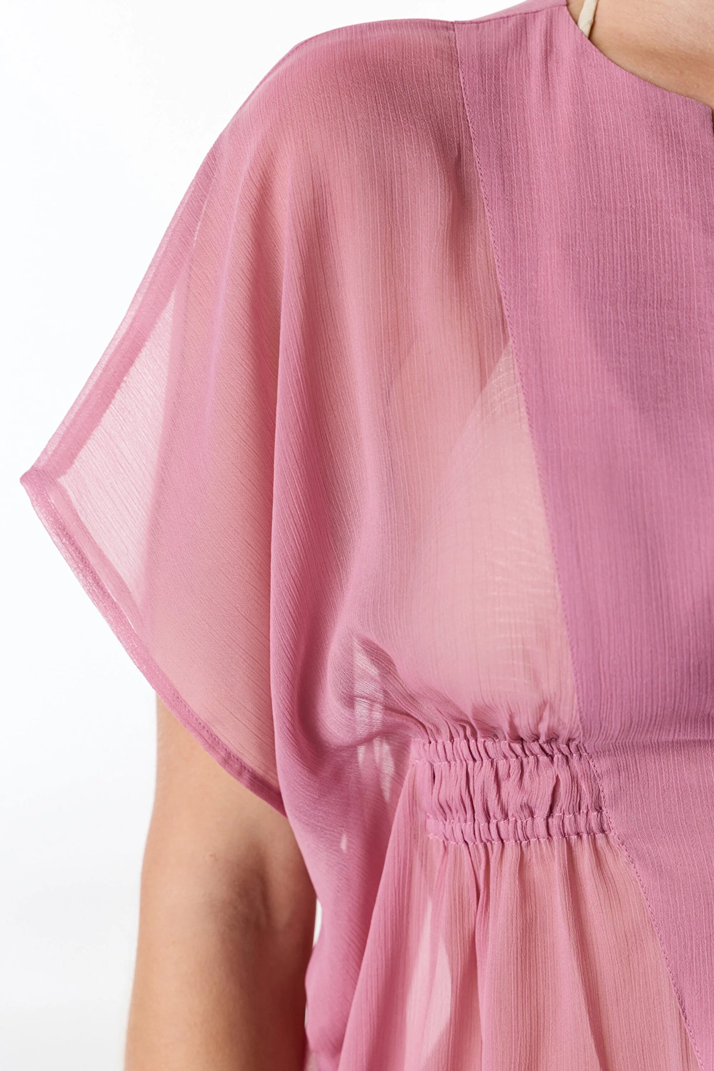 Gül Pembesi Basic Kaftan