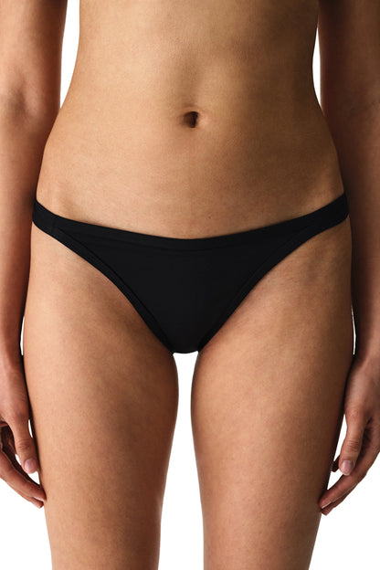 Siyah Mollie Cross Bikini Altı