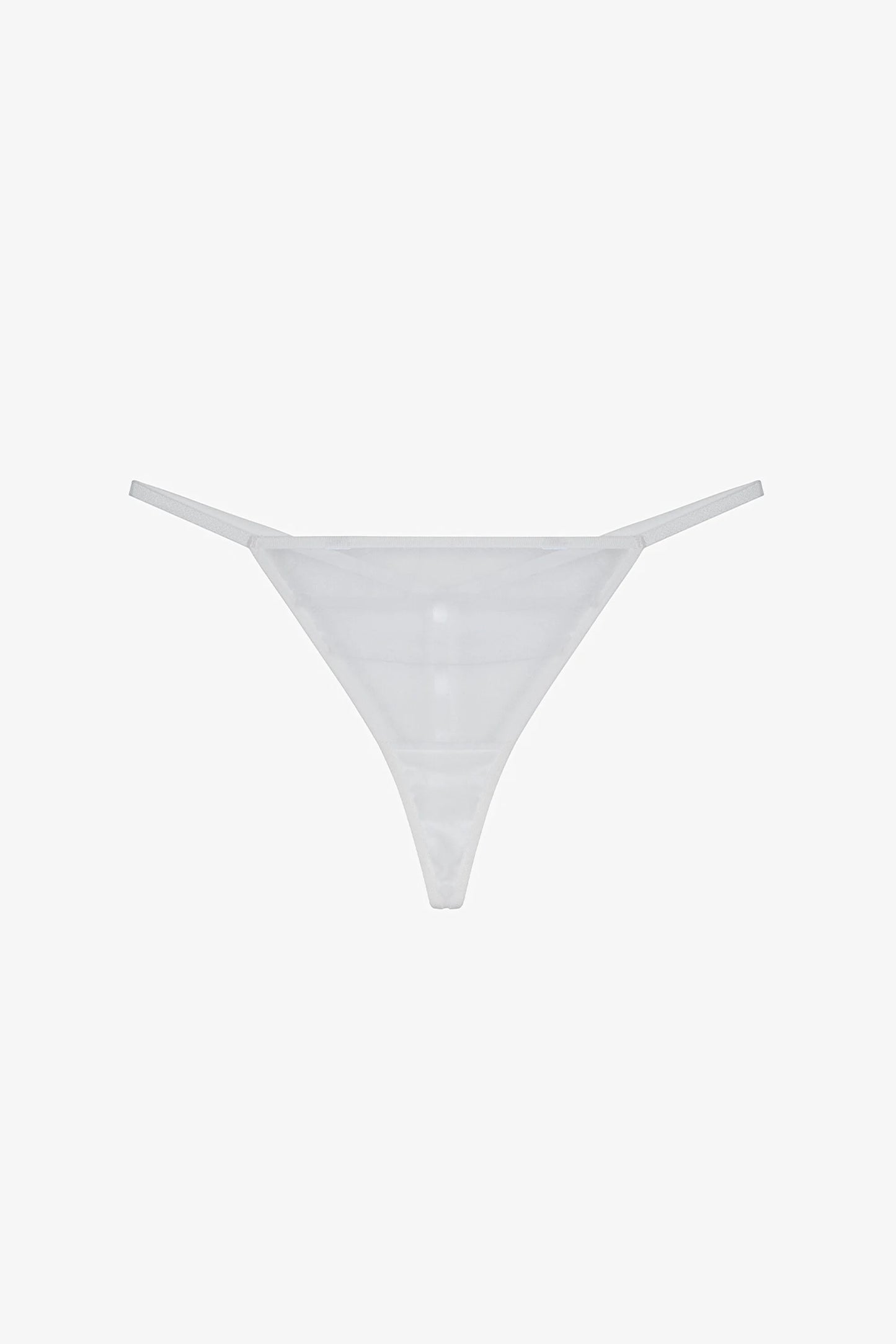 Kırık Beyaz Mesh String Külot