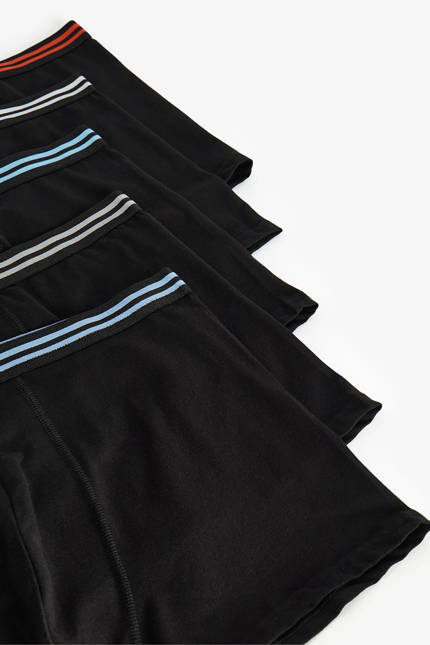 Erkek Renkli Solid Black Çoklu Boxer