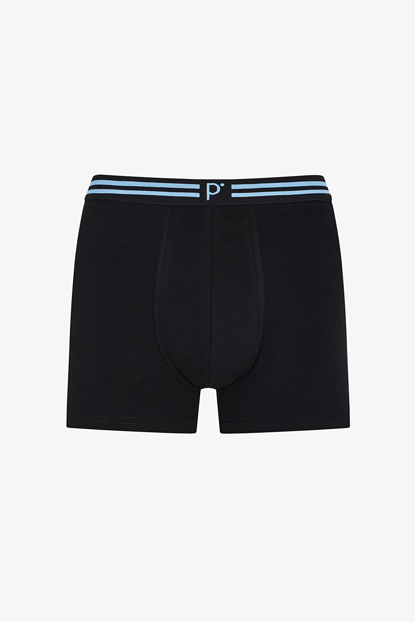 Erkek Renkli Solid Black Çoklu Boxer