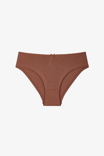 Angel Wing 3'lü Pamuklu Pointel Hipster Külot