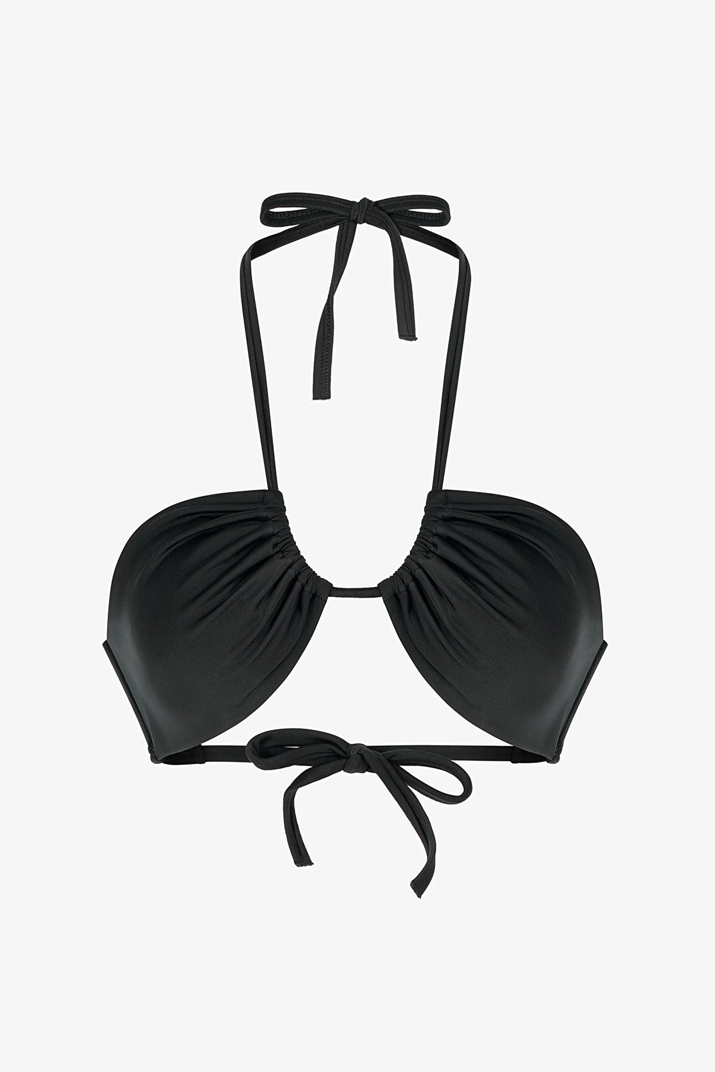 Siyah Reverse V Bikini Üstü