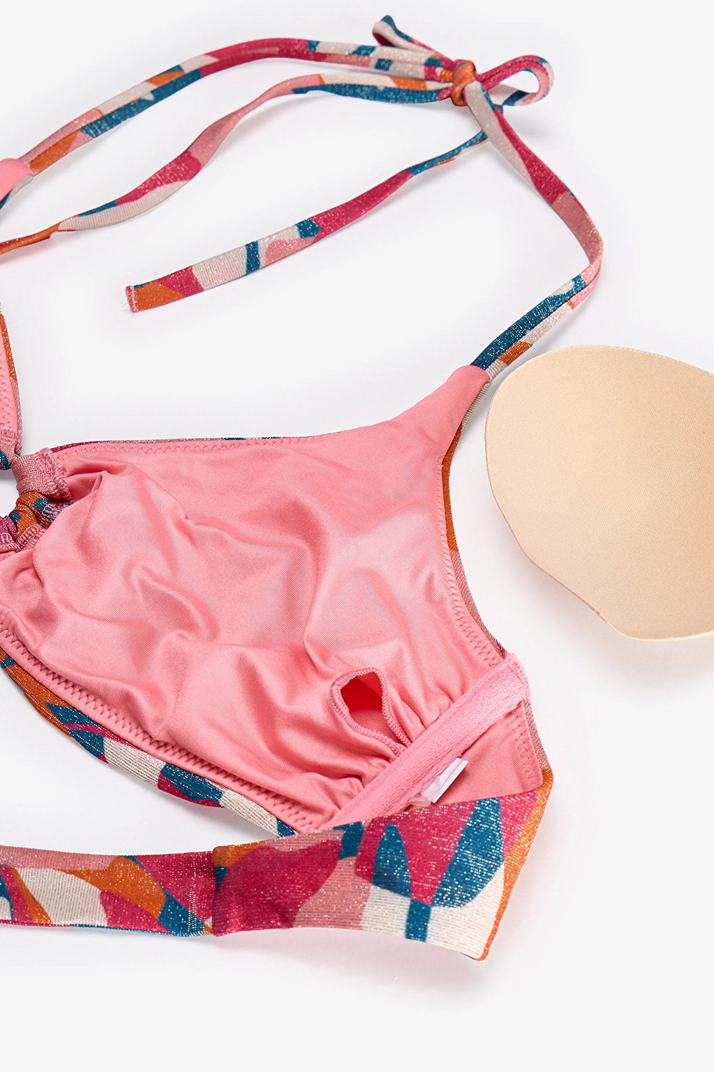 Renkli Brayana Hot Bikini Üstü
