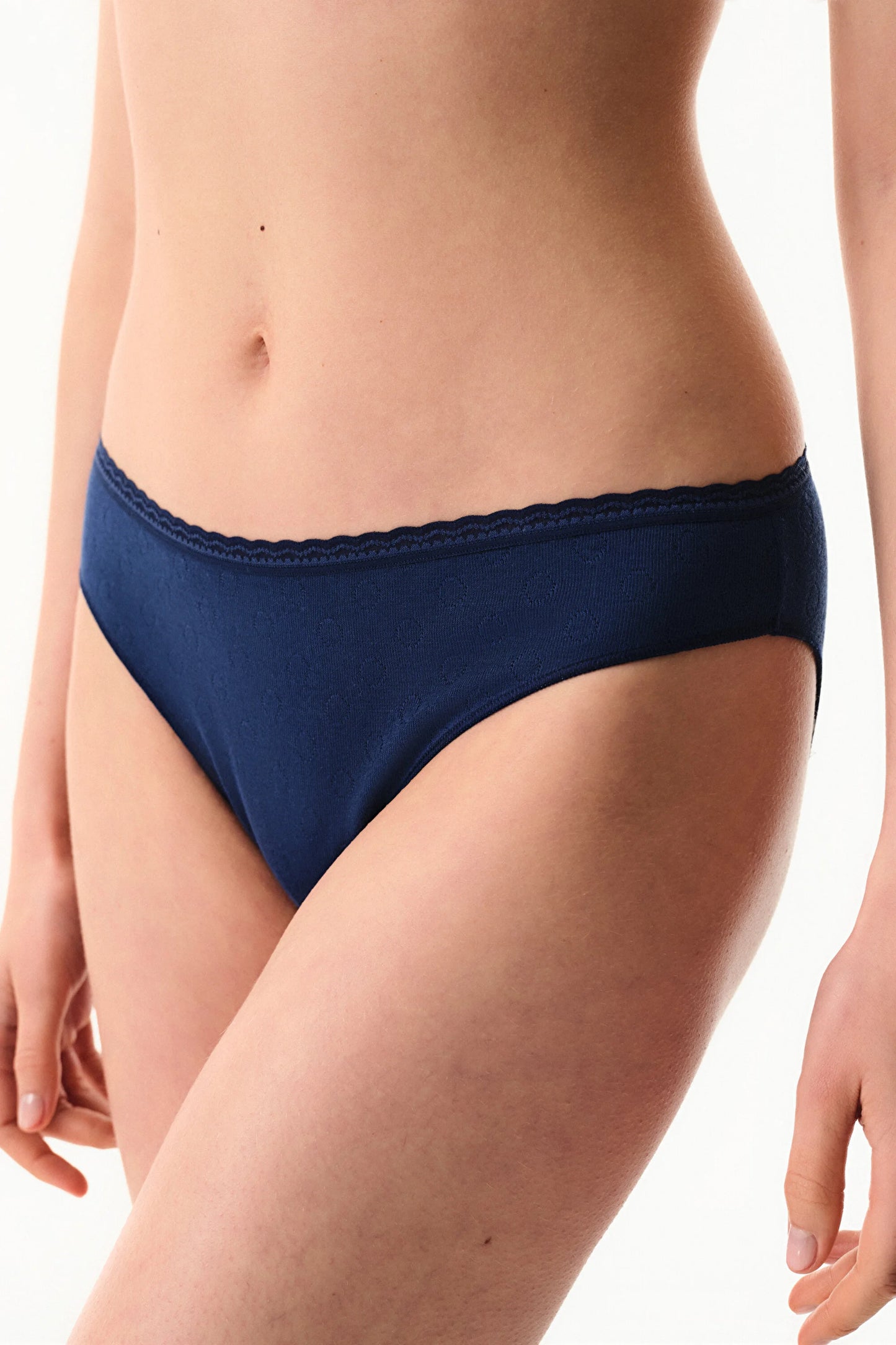 Lacivert Pointel Slip Külot