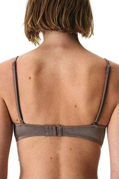 Deve Tüyü Naiara Intense Push Up Destekli Bikini Üstü