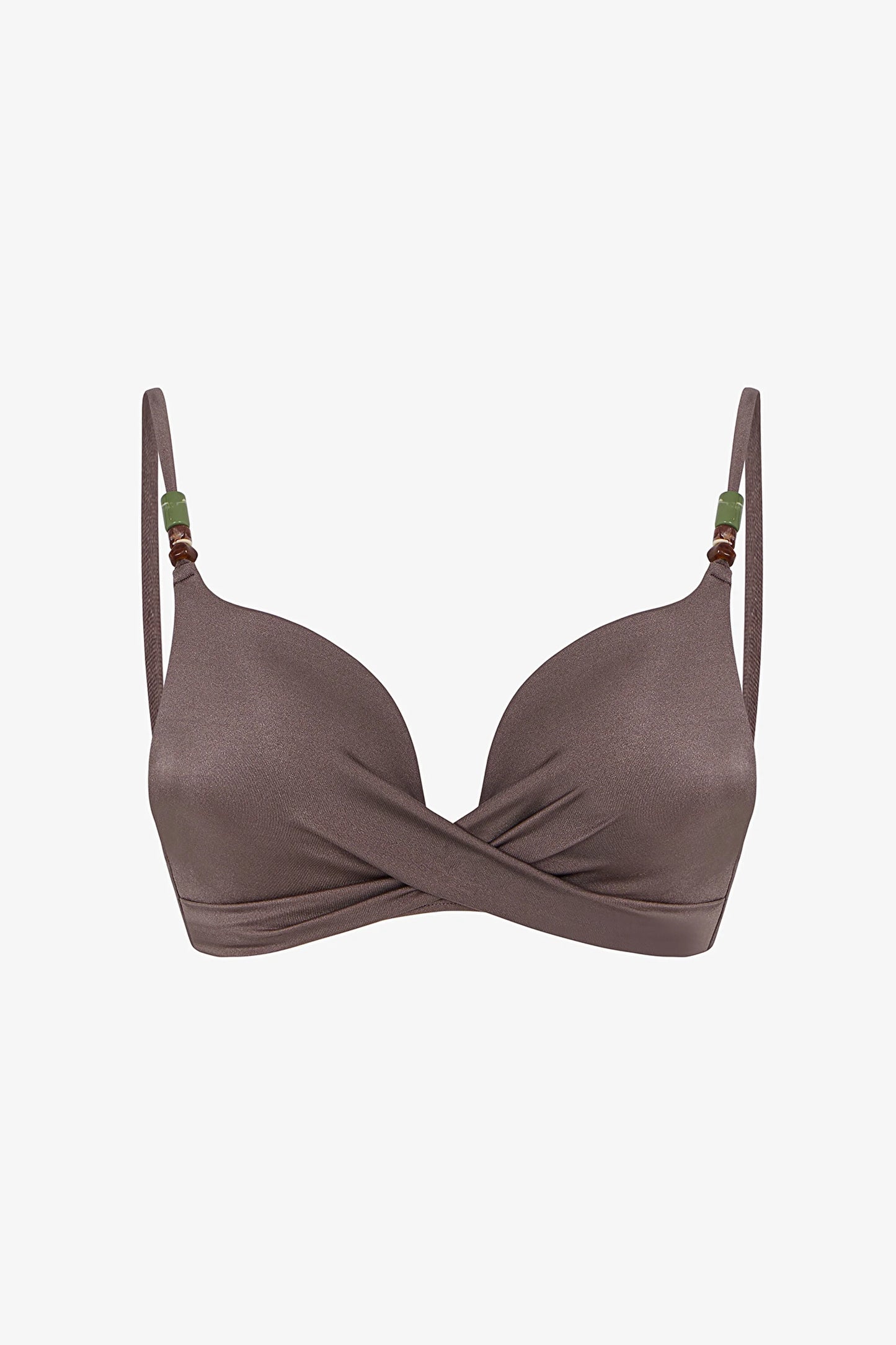 Deve Tüyü Naiara Intense Push Up Destekli Bikini Üstü