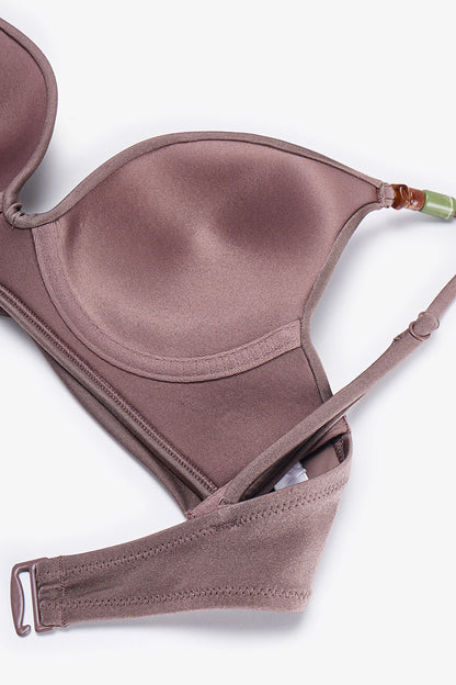 Deve Tüyü Naiara Intense Push Up Destekli Bikini Üstü