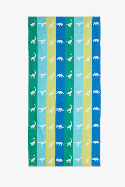 Renkli Boys Dinosaur Havlu