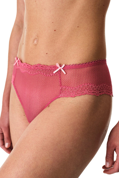 Fuşya Lace Dantel Slip Külot