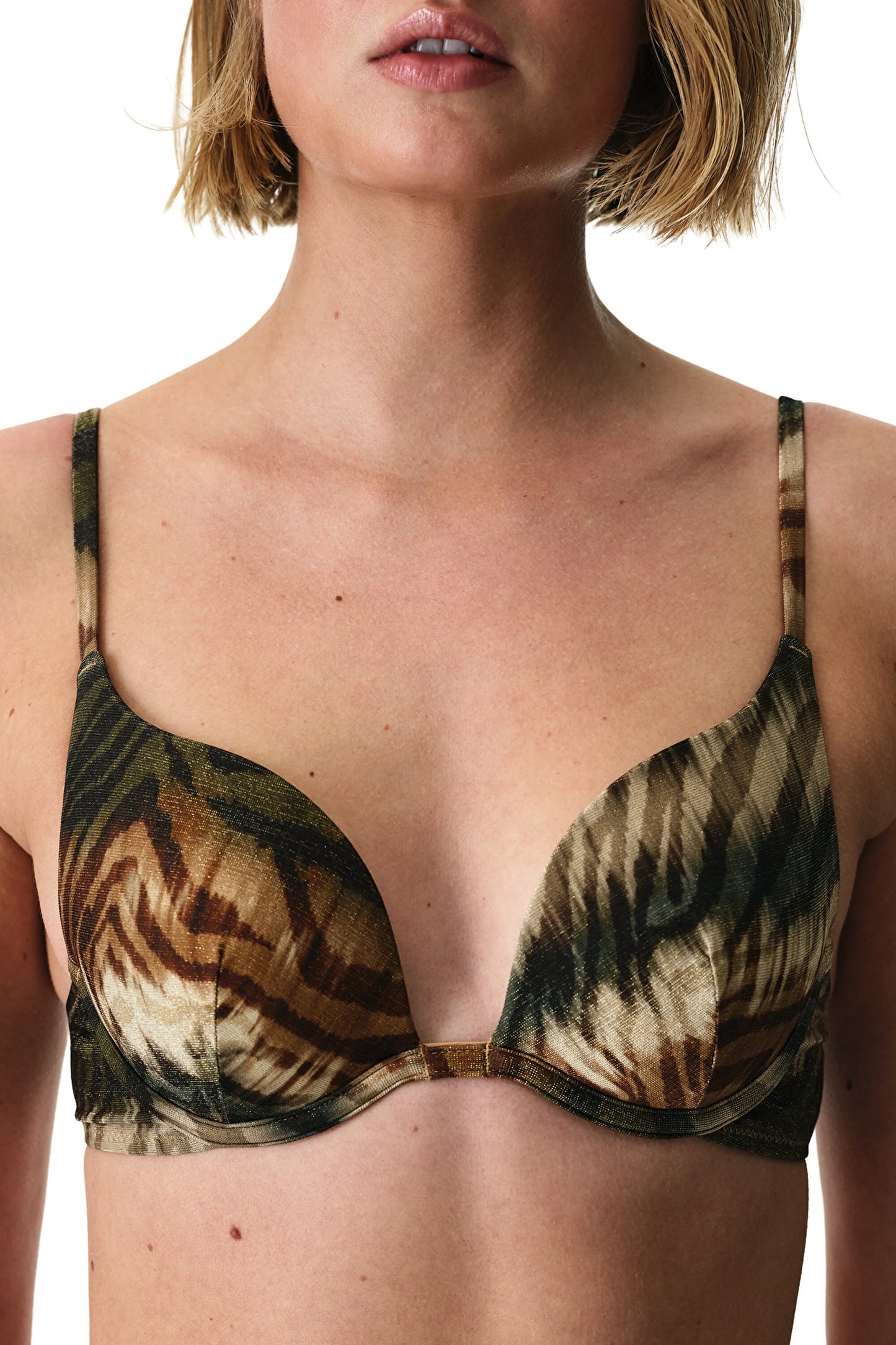 Renkli Cesira Intense Push Up Destekli Bikini Üstü