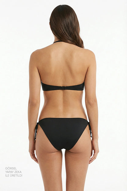 Siyah Ring Bikini Altı
