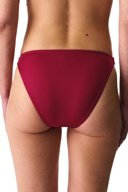 Bordo Evelyn Minimal Slip Bikini Altı