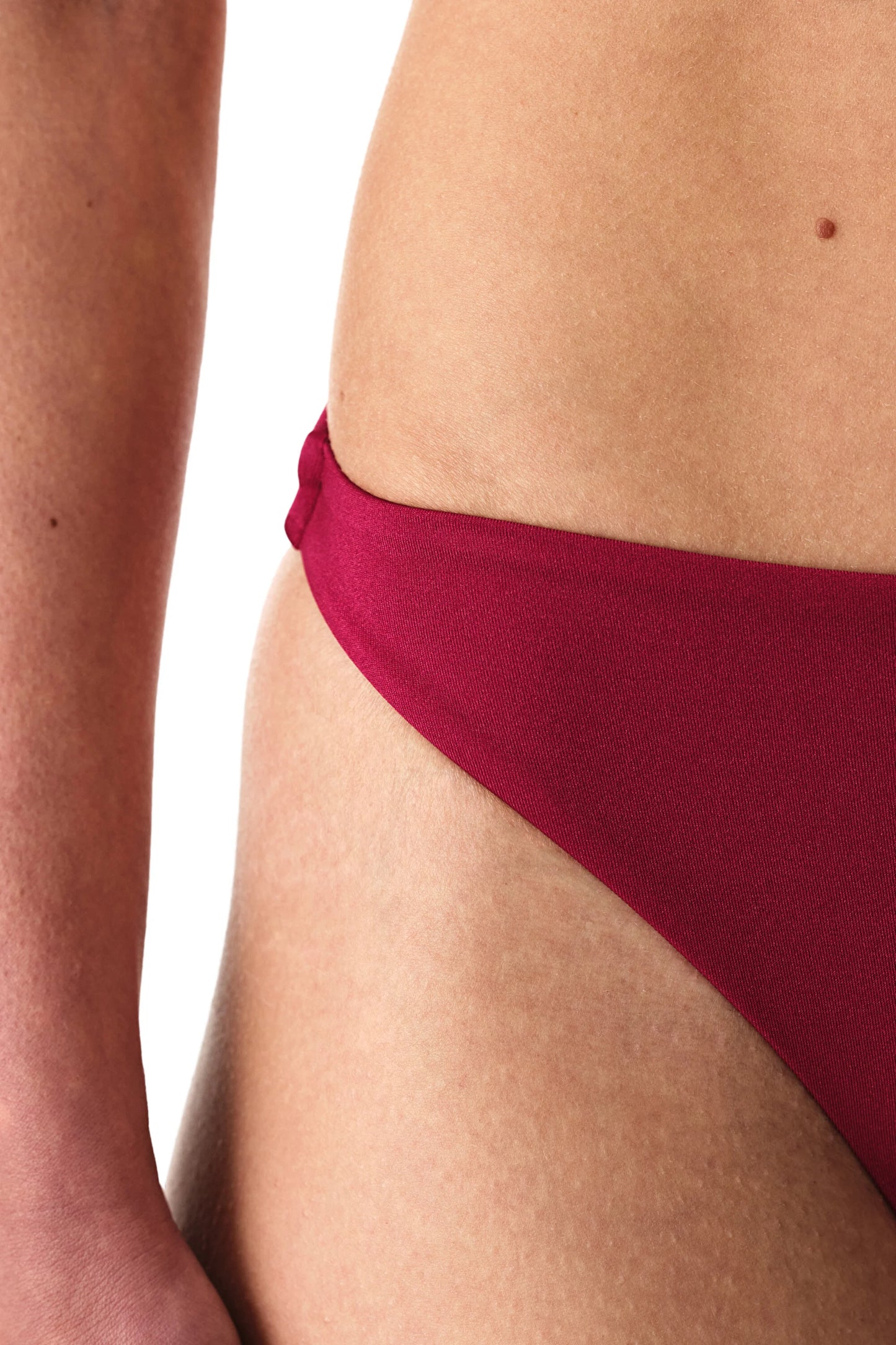 Bordo Evelyn Minimal Slip Bikini Altı
