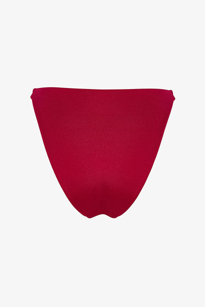 Bordo Evelyn Minimal Slip Bikini Altı