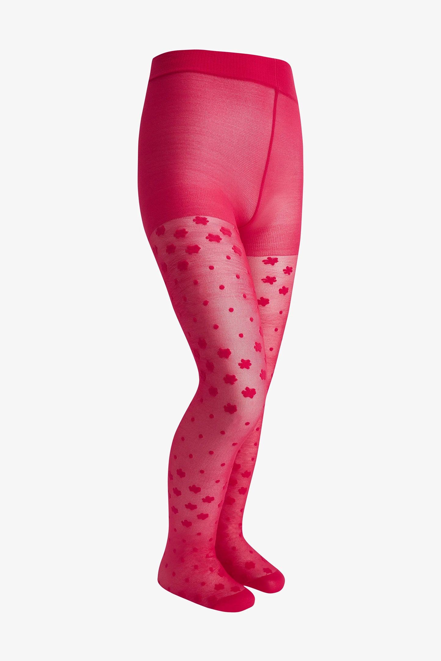 Kız Çocuk Pretty Dotted Daisy Külotlu Çorap