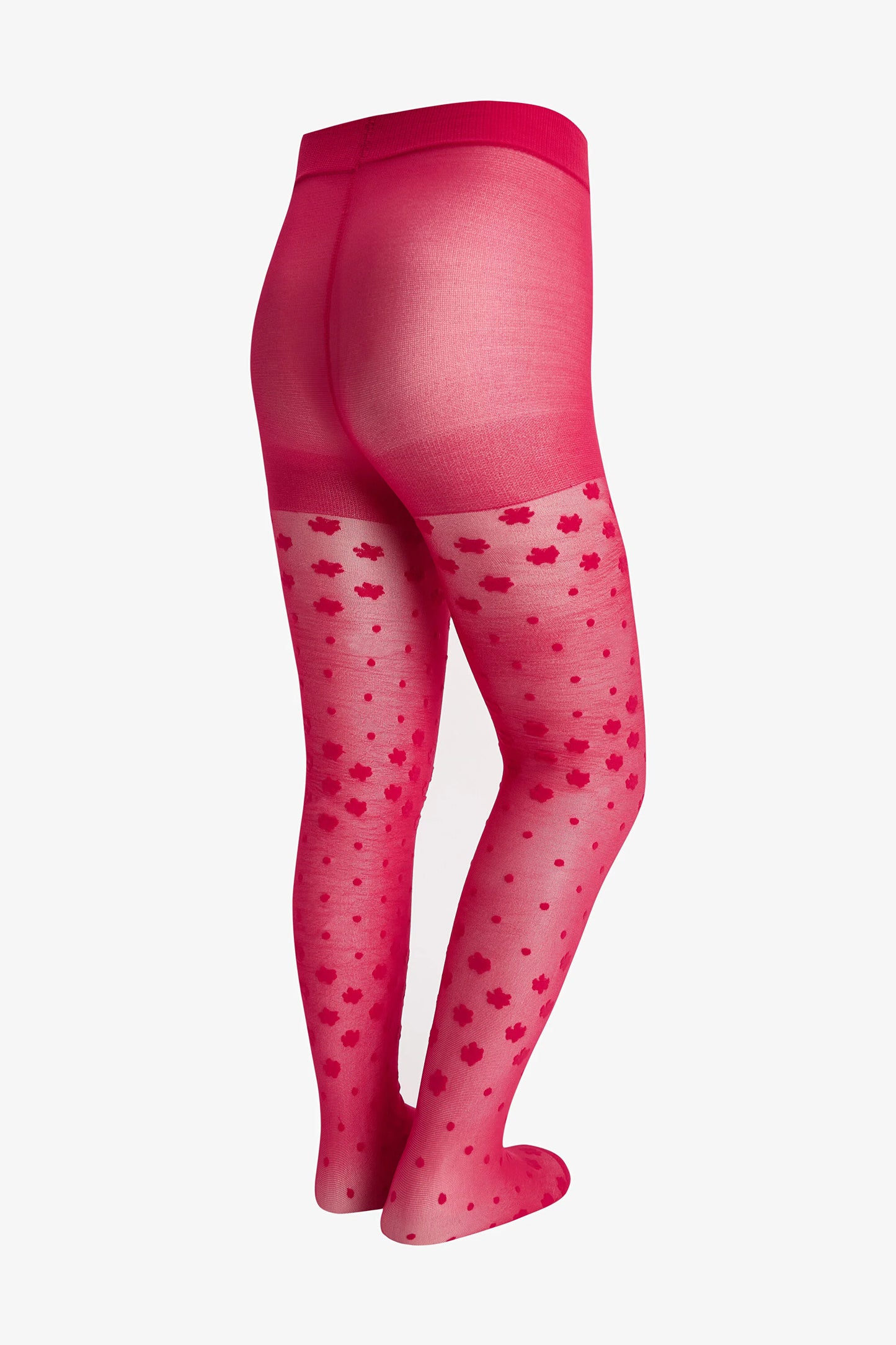 Kız Çocuk Pretty Dotted Daisy Külotlu Çorap
