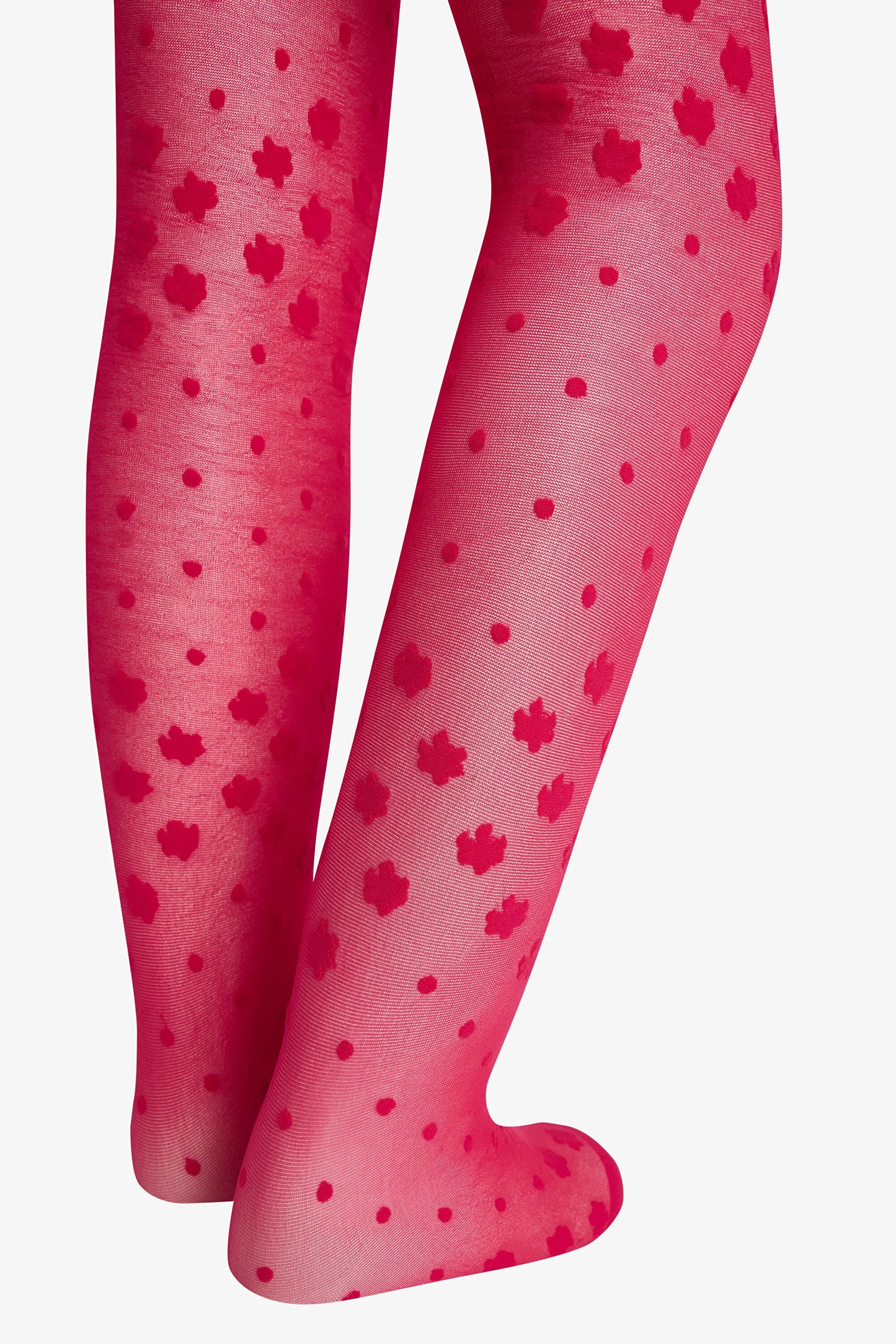 Kız Çocuk Pretty Dotted Daisy Külotlu Çorap