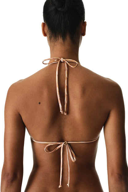 Renkli Kacie Üçgen Bikini Üstü