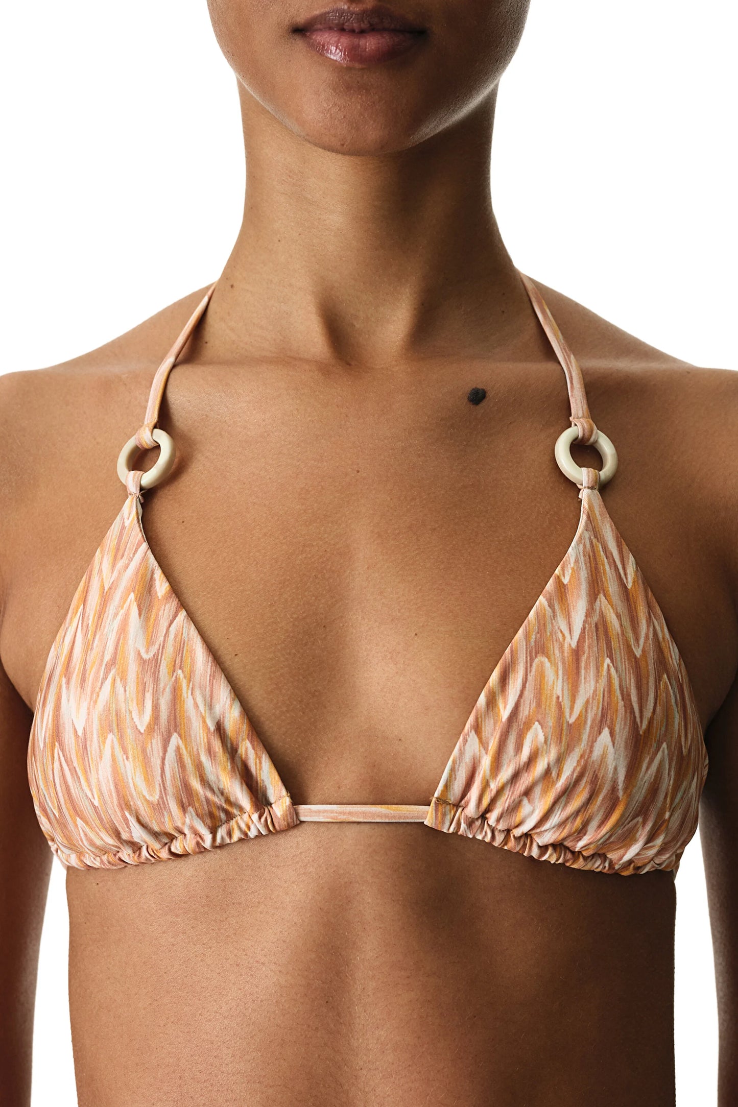Renkli Kacie Üçgen Bikini Üstü