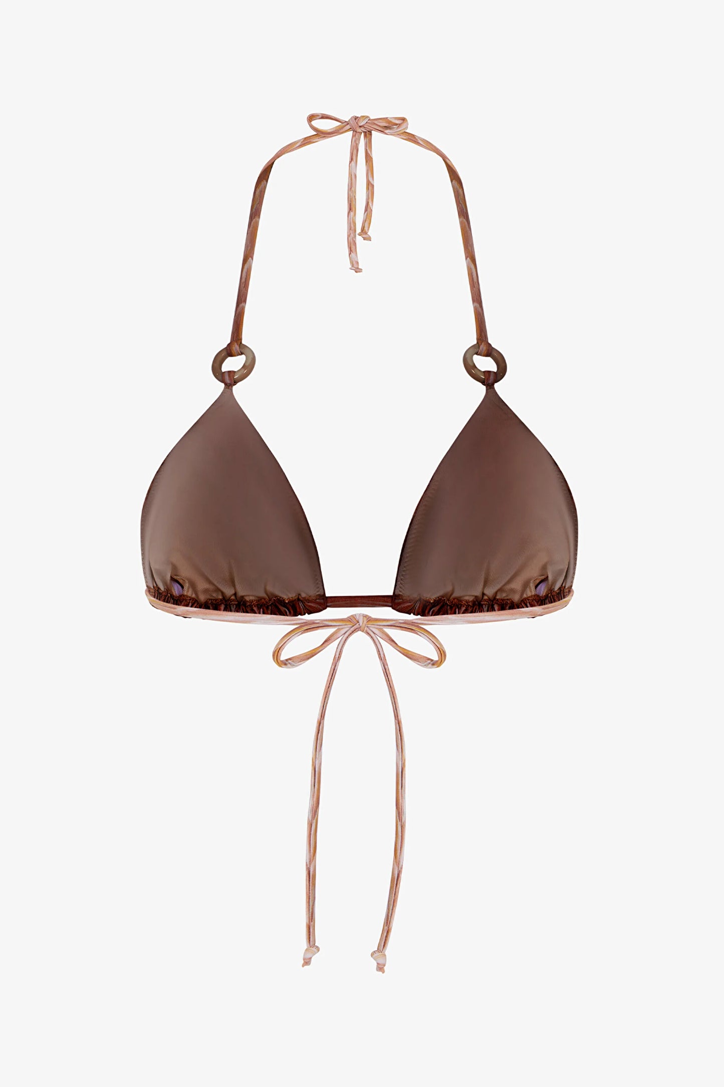 Renkli Kacie Üçgen Bikini Üstü
