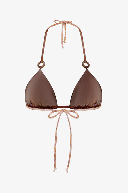Renkli Kacie Üçgen Bikini Üstü