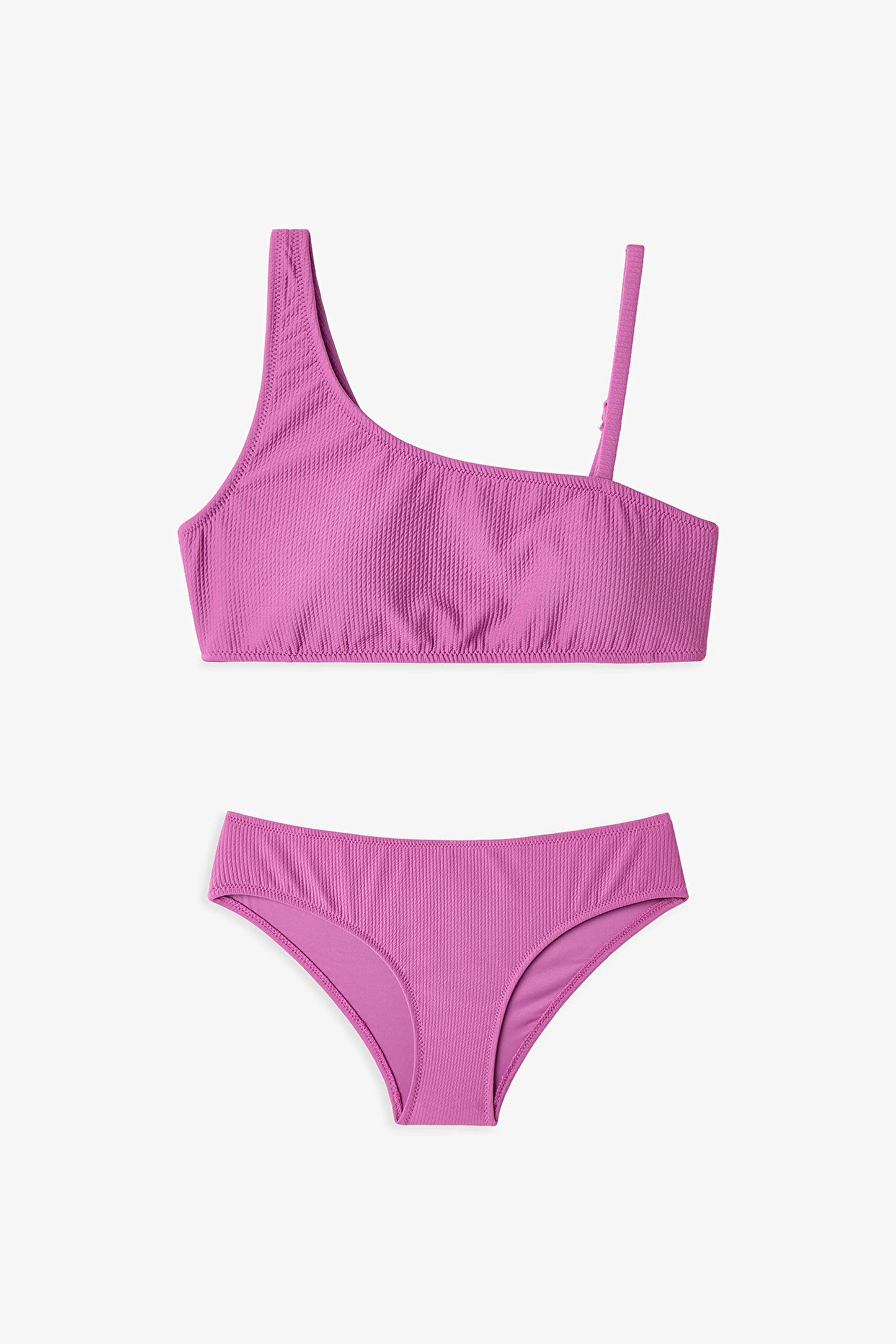 Mor Genç Kız Emma Tek Omuz Bikini Takımı