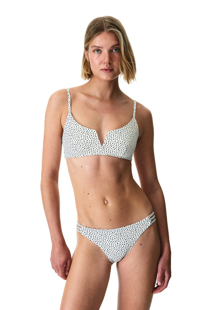 Renkli Point V Bikini Üstü