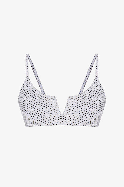 Renkli Point V Bikini Üstü