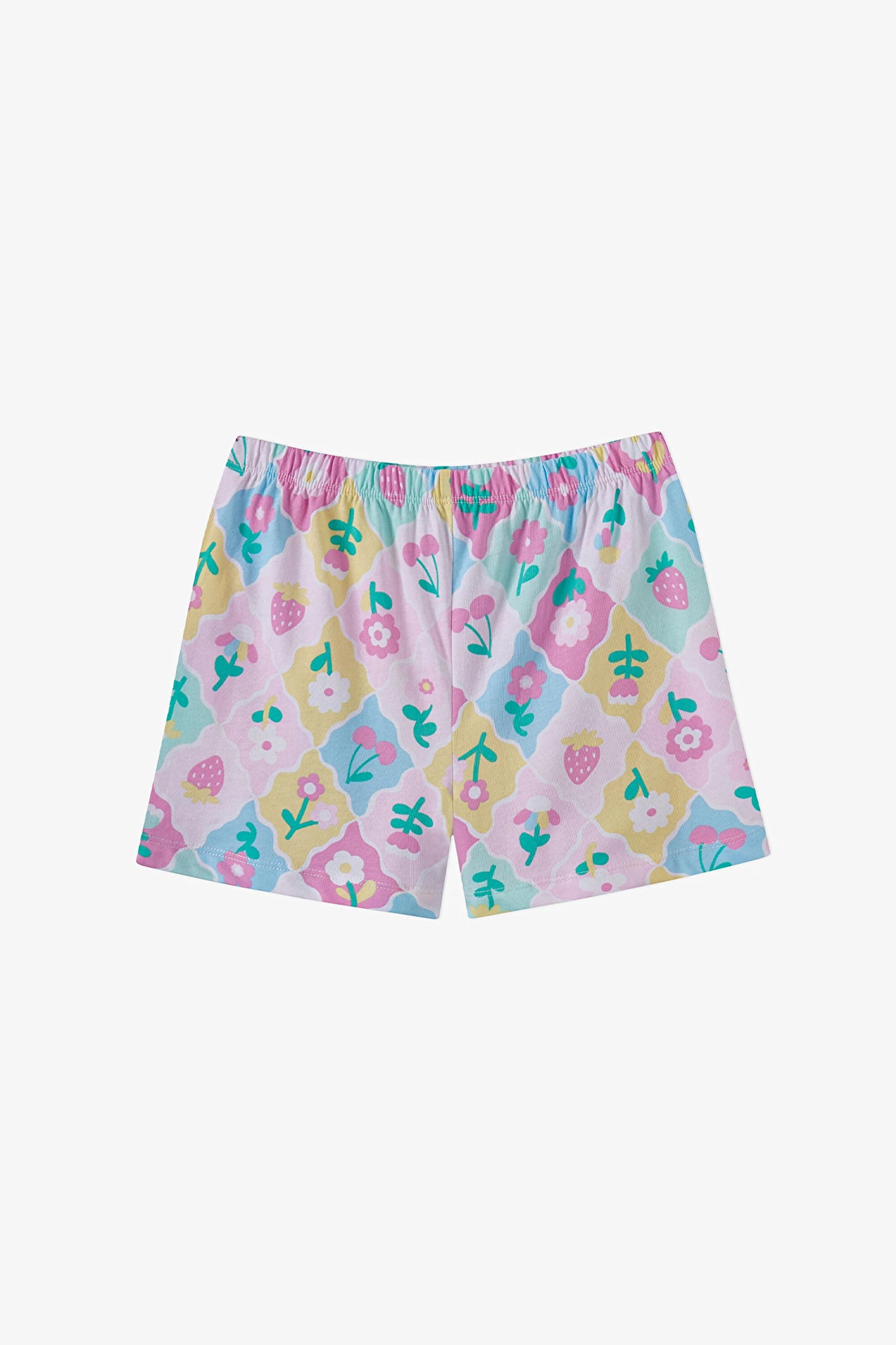 Açık Pembe Kız Çocuk Cherry,berry Pamuklu 2'li Pijama Takımı