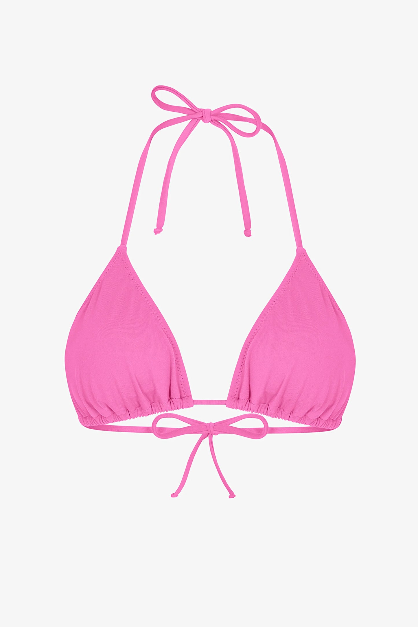 Açık Pembe Üçgen Bikini Üstü