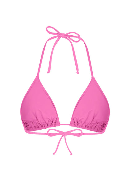Açık Pembe Üçgen Bikini Üstü