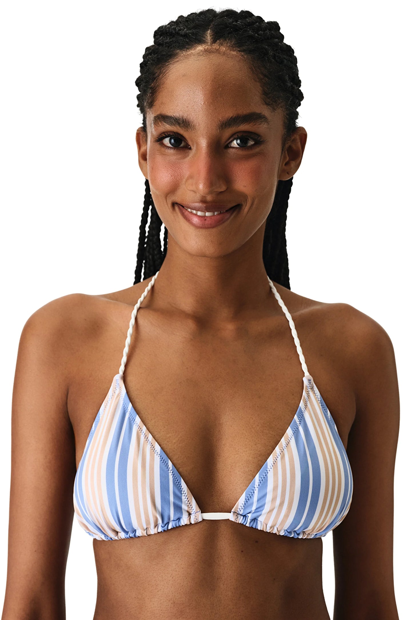 Renkli Irene Üçgen Bikini Üstü