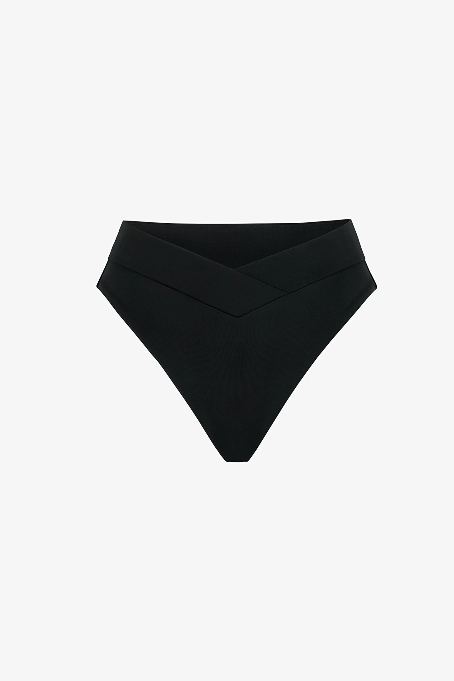 Siyah V Slip Bikini Altı
