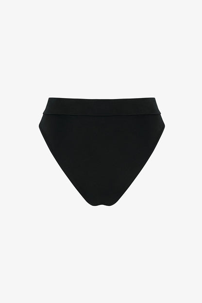 Siyah V Slip Bikini Altı