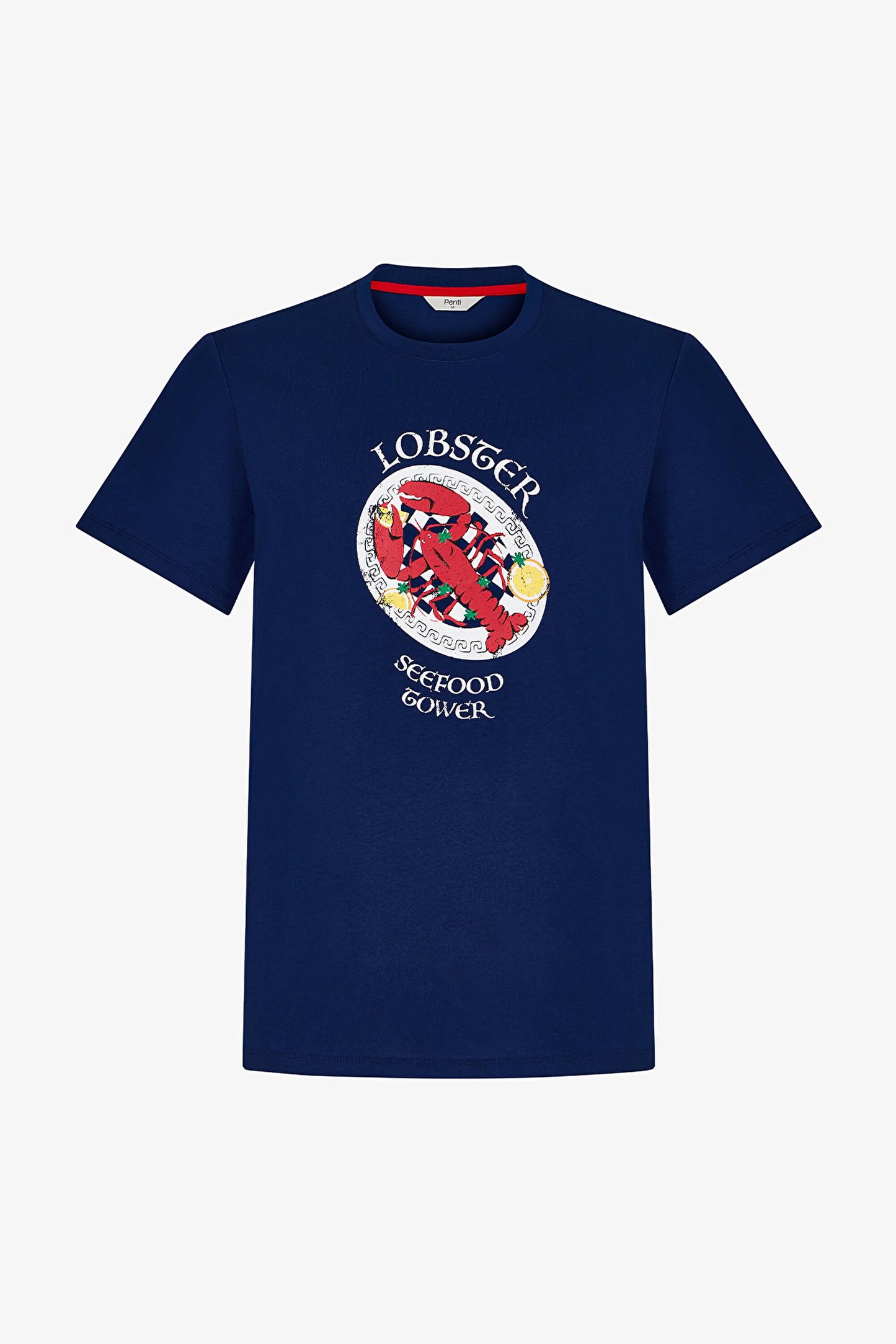 Erkek Renkli Lobster Tower Şortlu Pijama Takımı