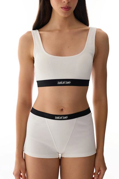 Ribbed Bra Bikini Üstü