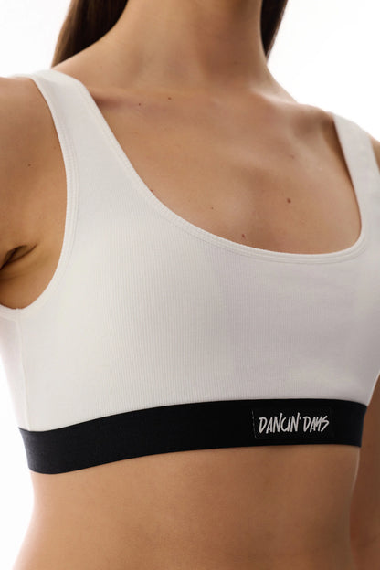 Ribbed Bra Bikini Üstü