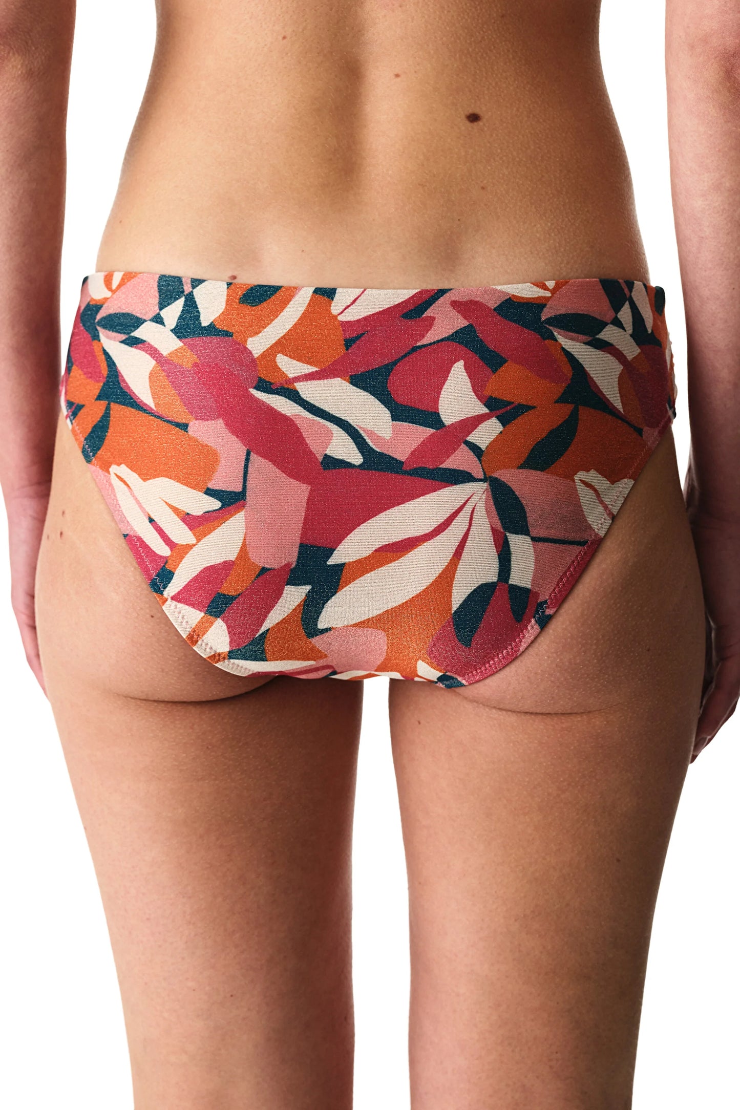 Renkli Brayana Büzgülü Bikini Altı