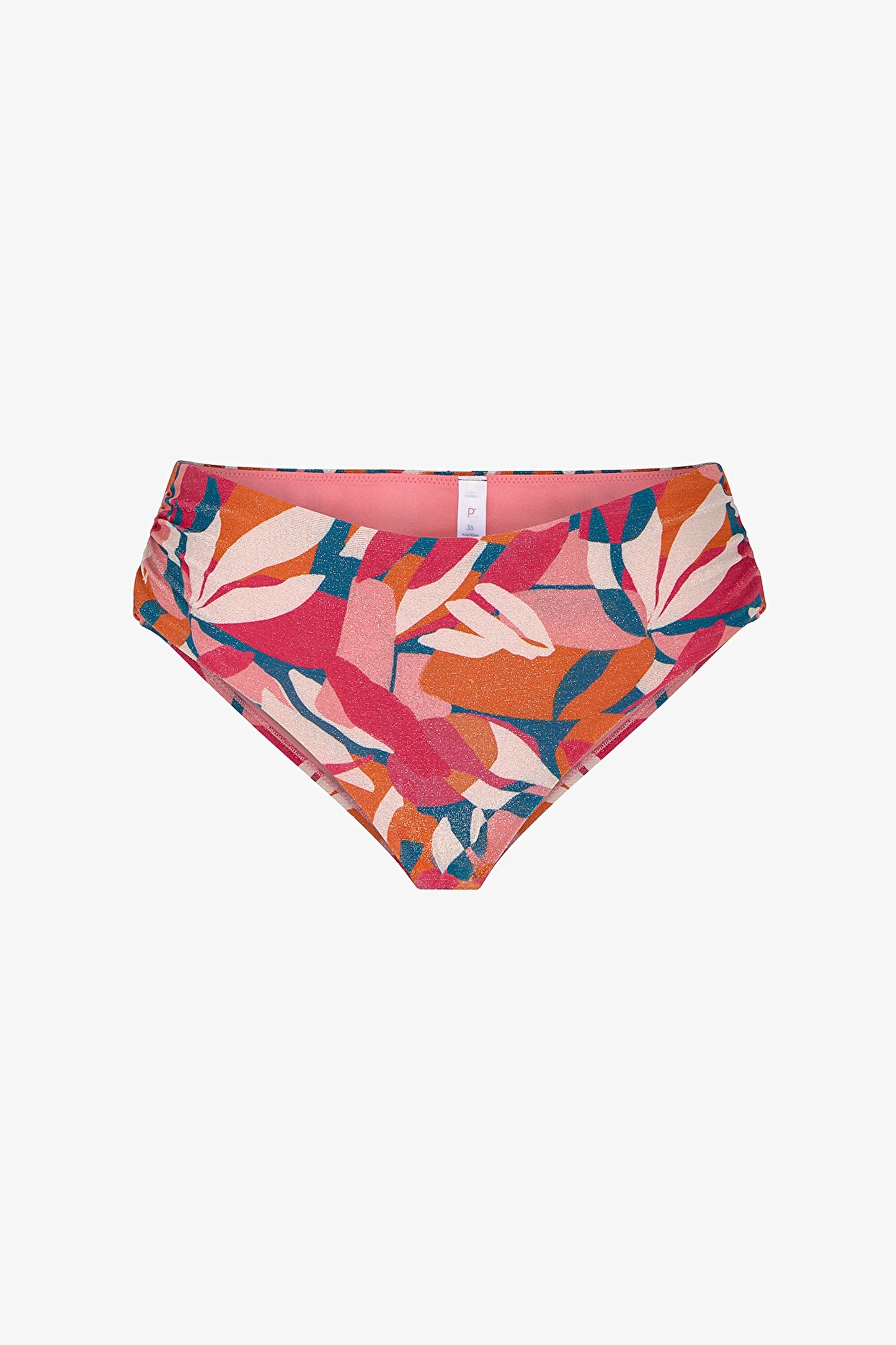 Renkli Brayana Büzgülü Bikini Altı