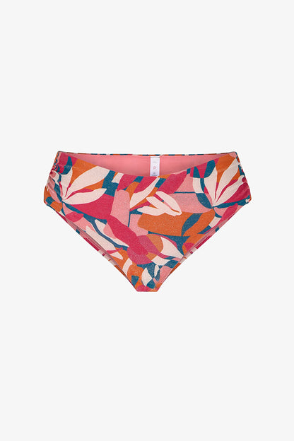 Renkli Brayana Büzgülü Bikini Altı