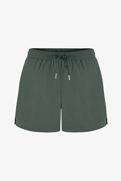 Erkek Kır Yeşili Basic Dark Green Şort