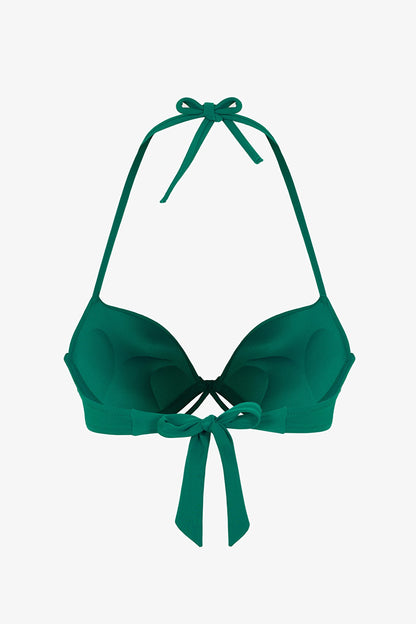 Yeşil Push Up Destekli Bikini Üstü