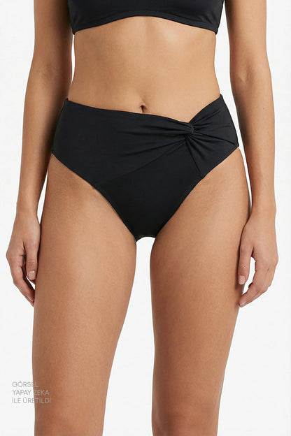 Siyah New Twist Bikini Altı
