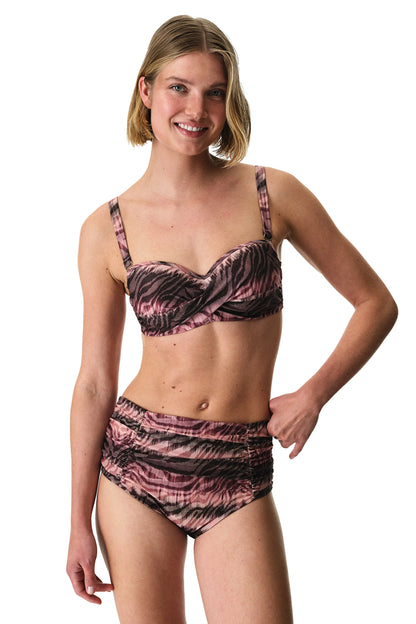 Renkli Cesira Pink Beauty Toparlayıcı Bikini Üstü