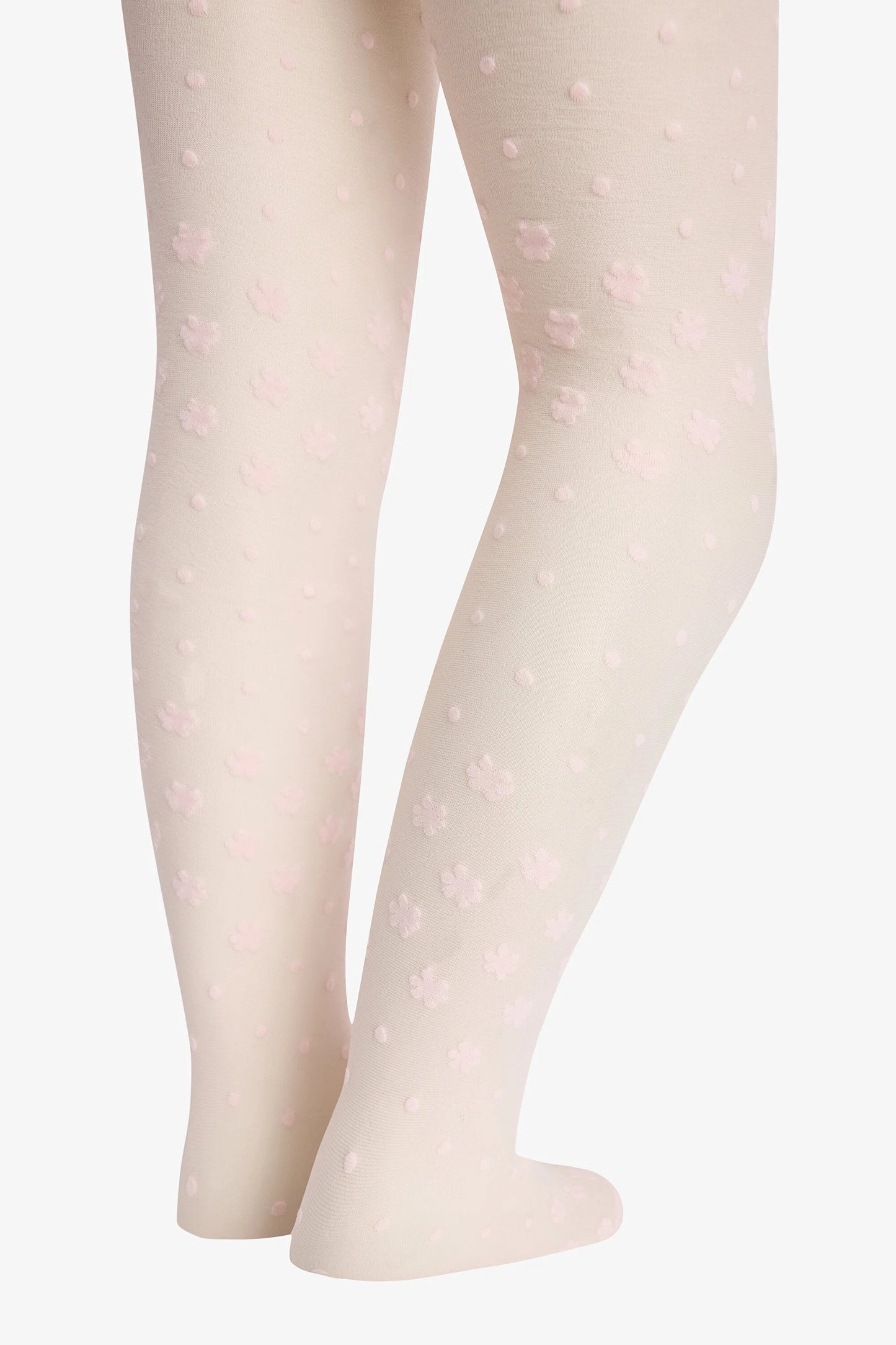 Kız Çocuk Sıcak Pembe Pretty Dotted Daisy Külotlu Çorap