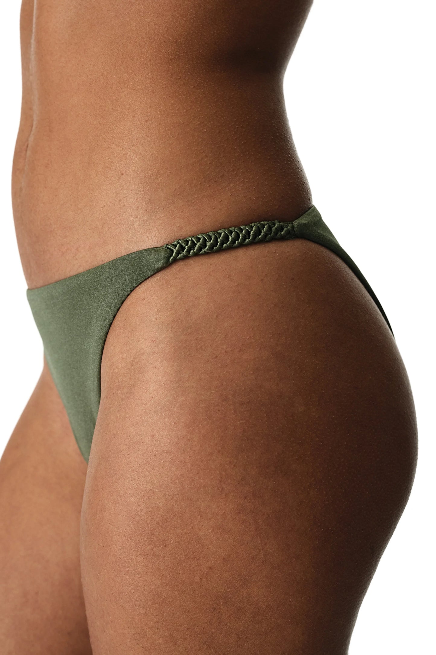 Zeytin Yeşili Marcelina Side Bikini Altı