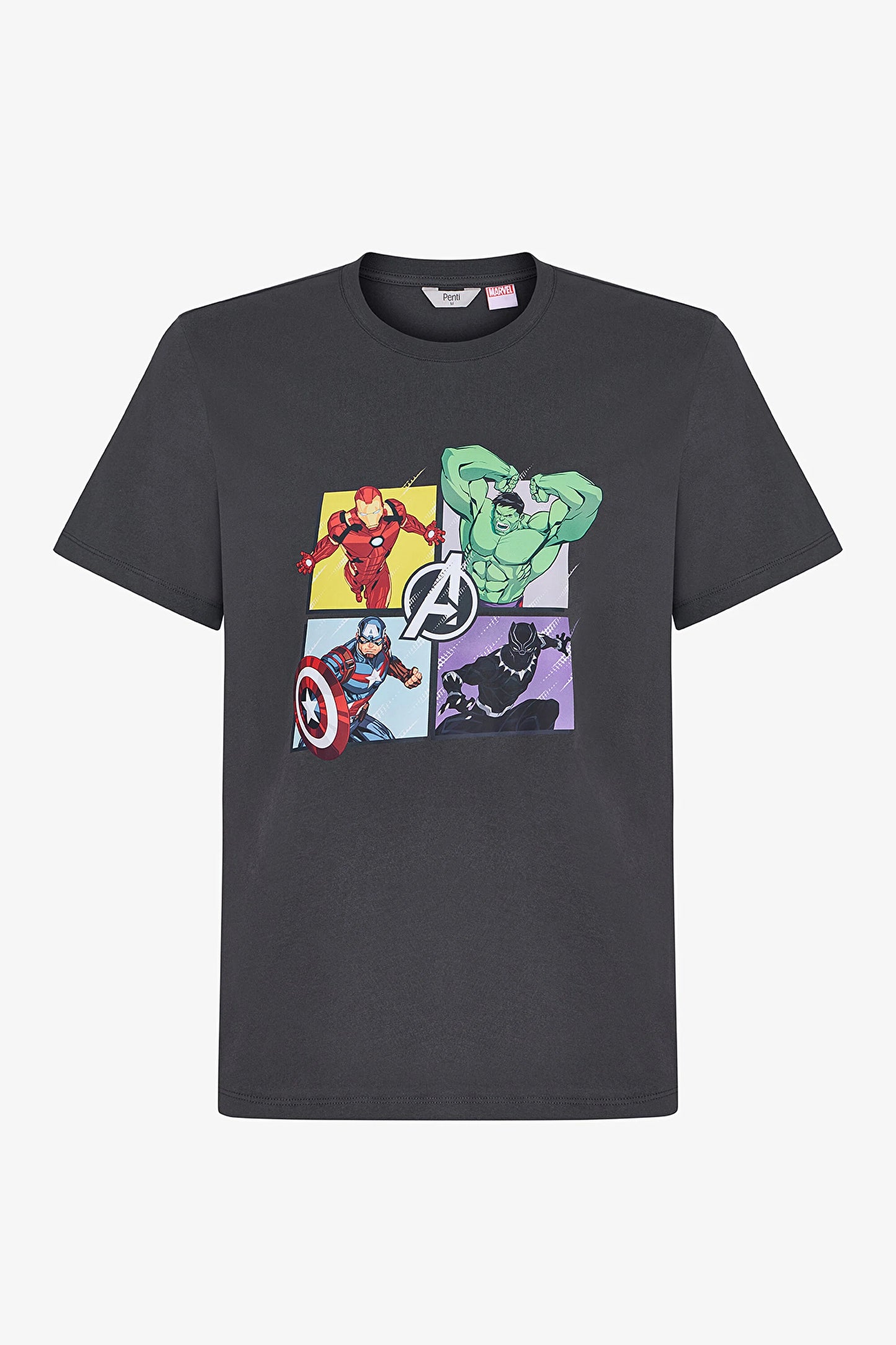 Erkek Renkli Lic-avengers Şortlu Pijama Takımı