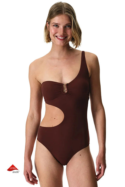 Kahverengi Jasmine Monokini