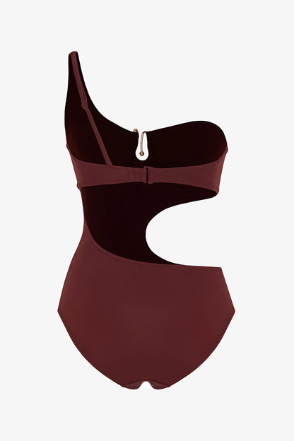 Kahverengi Jasmine Monokini